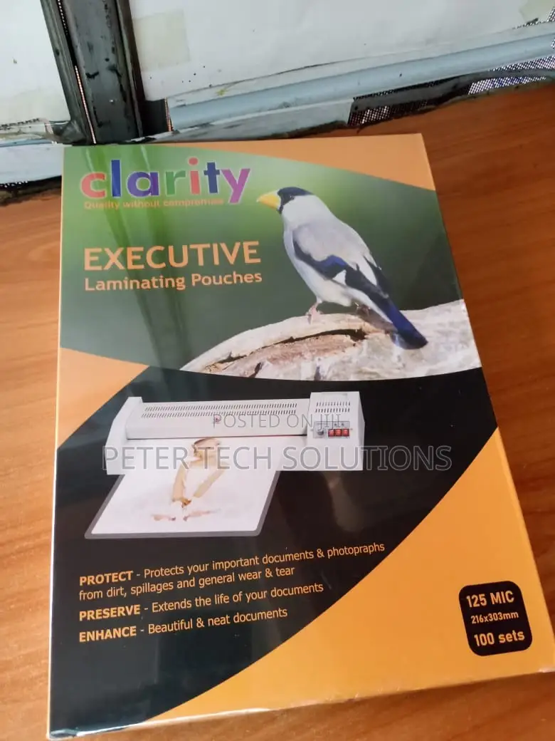 Clarity A4 Laminating Pouch 100 PCS
