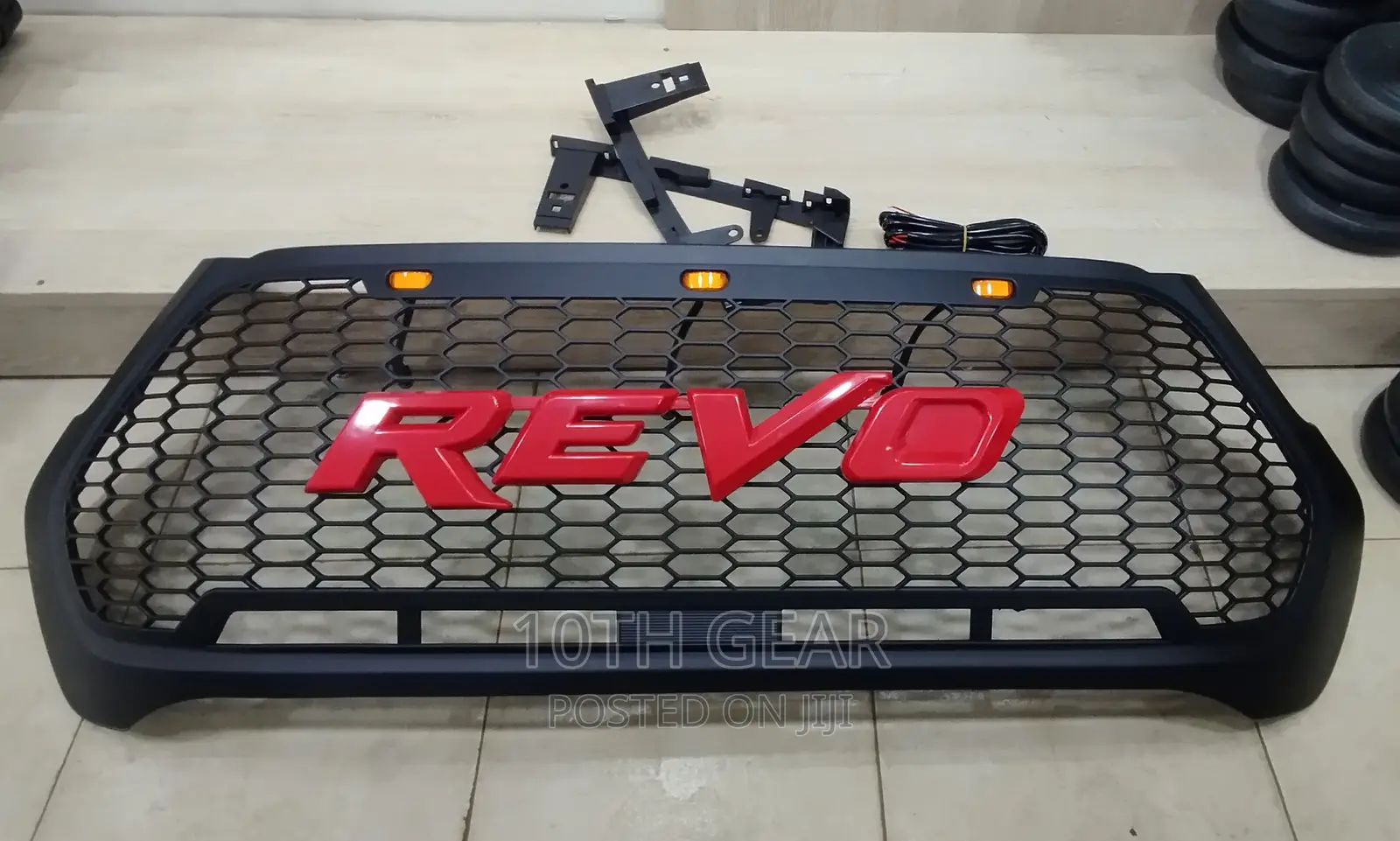 Hilux 2020+ Front Grille With LED Revo Logo