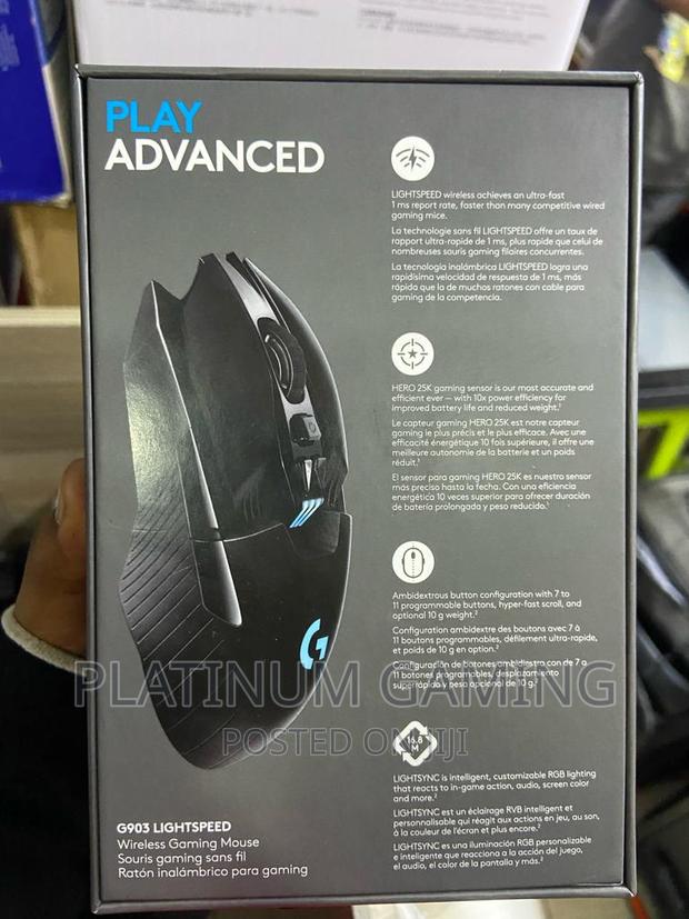 Logitech G903 Rechargeable Wireless Mouse - thumbnail 2