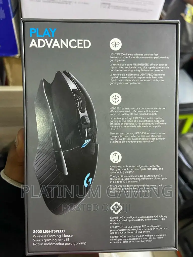Logitech G903 Rechargeable Wireless Mouse