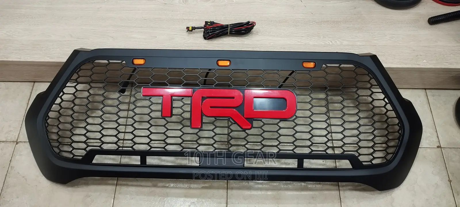 Toyota Hilux 2020+ Front Grille With LED TRD Logo