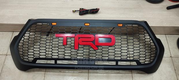 Toyota Hilux 2020+ Front Grille With LED TRD Logo