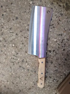 Heavy Duty Long Butcher Knife Cleaver Meat Cutter