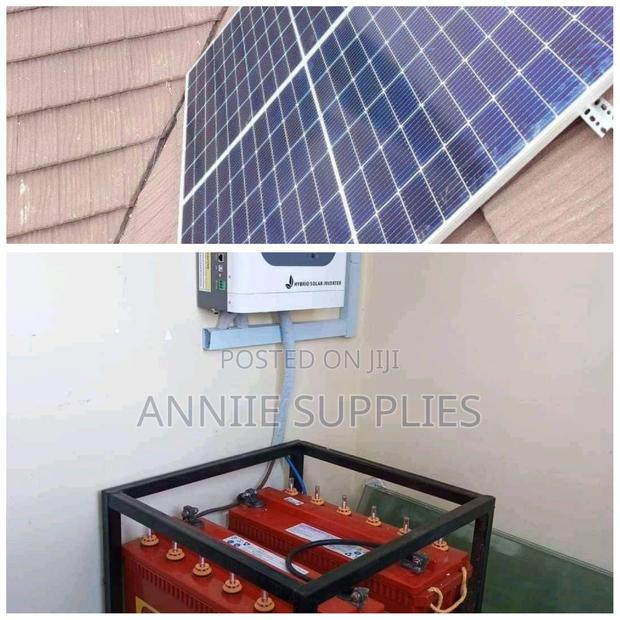 3.6kva Offgrid (4)550w Solar Panels -(2)220ah Tubular Batteries System