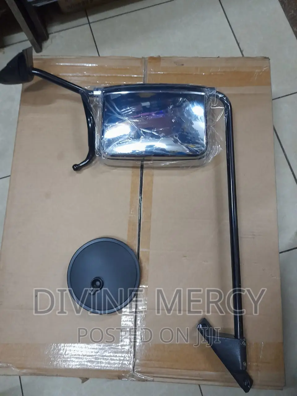 Side Mirror 5l Left Side With Round Chrome