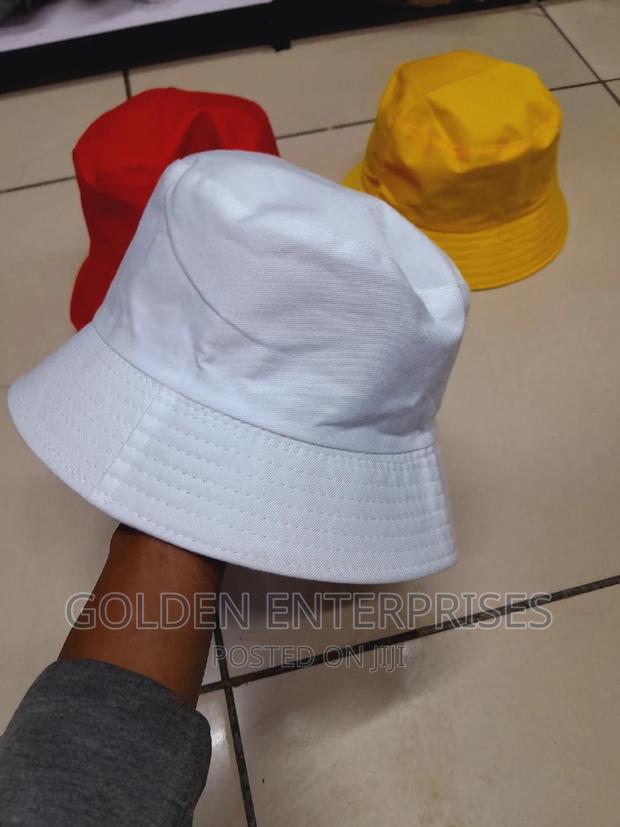 White Bucket Hat - main view