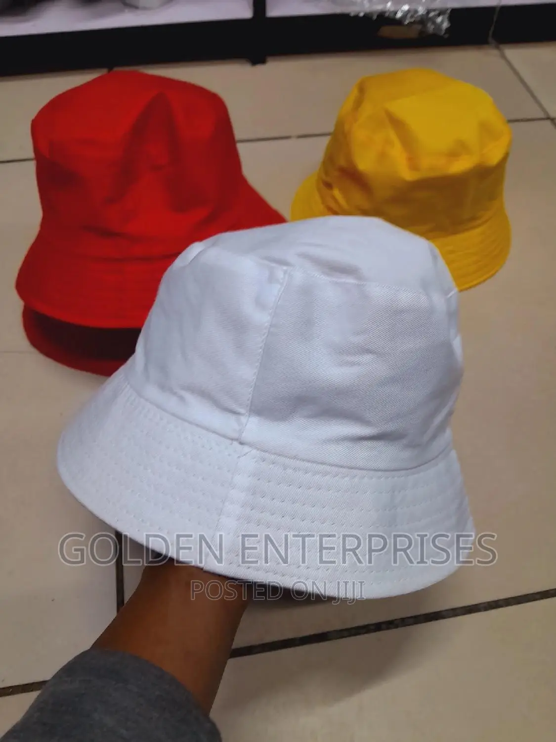 White Bucket Hat