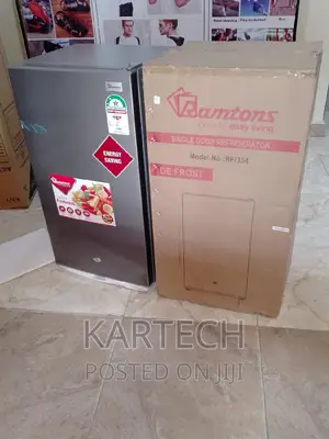 85l Ramtons Single Door Refrigerator Silver- Rf/334