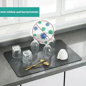 * Kitchen Absorbent Dish Drying Mat