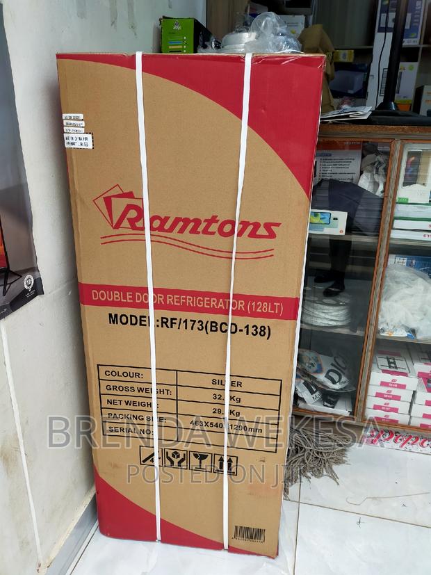 Ramtons 128 Liters 2 Door Direct Cool Fridge, Silver- Rf/1 - thumbnail 3