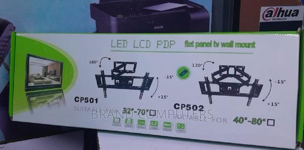 32-70 Inch Full Motion Adjustable Double Arm TV Wall Mount - main view