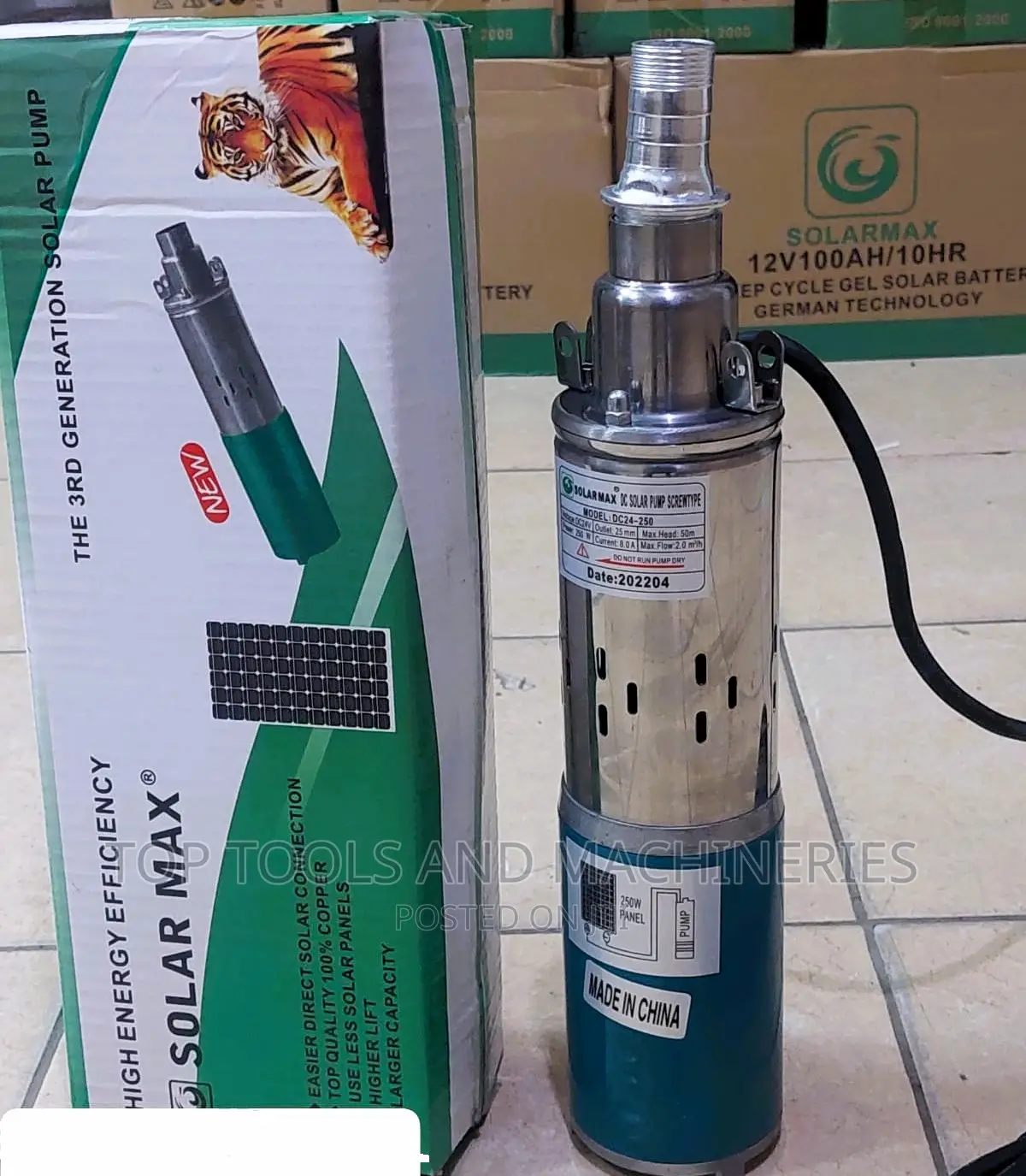 Solarmax Submersible Solar Pump 50m 250w
