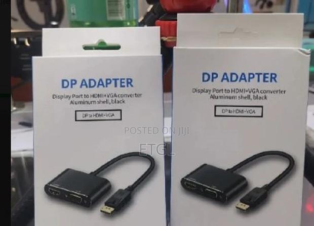 ]-Display Port to HDMI ± Vga Converter