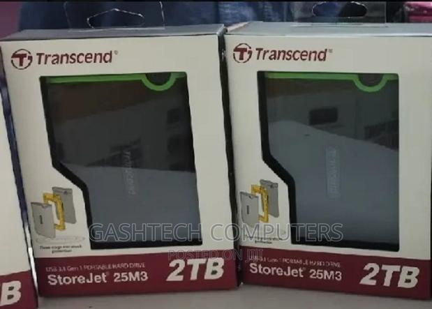 Transcend External HDD 2tb – Iron Grey – Ts2tsj25m3s - main view