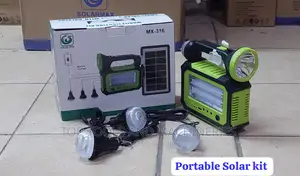 Solarmax Portable Solar Lighting Kit With Bulbs