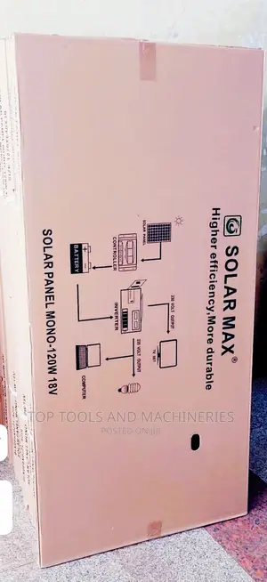 Solarmax 120w Mono Crystalline All Weather Solar Panel