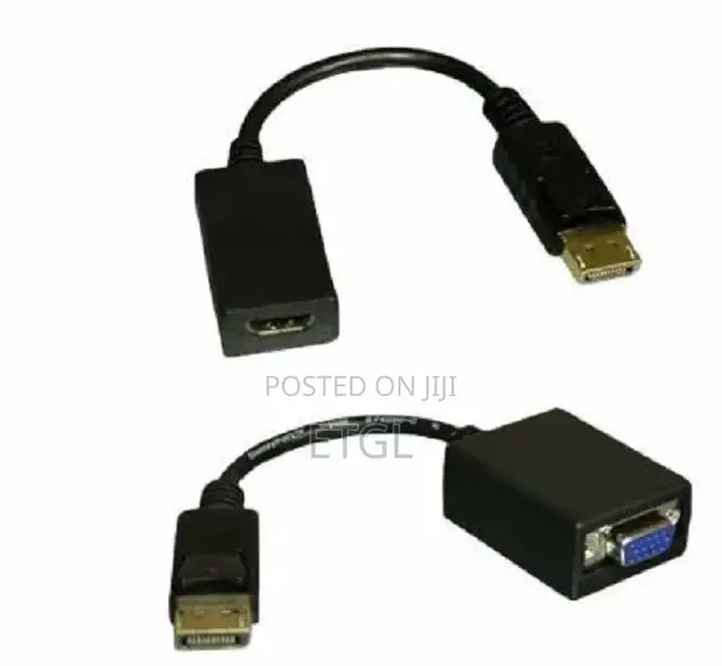 -]Displayport DP Male to VGA DVI HDMI Female Converter Adapt