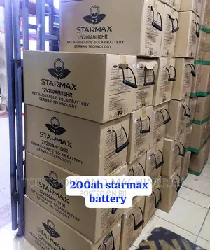 Starmax 12v 200ah Rechargeable Solar Battery