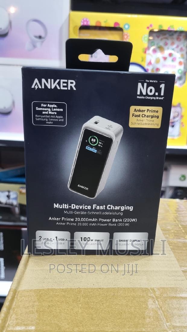 Anker Prime 20,000mah Power Bank (200W) - main view
