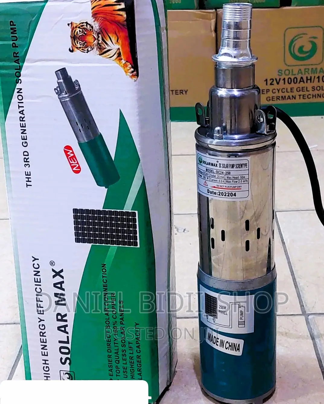 Solarmax Submersible Solar Pump 50m 250w