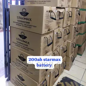 Starmax 12v 200ah Rechargeable German Solar Battery