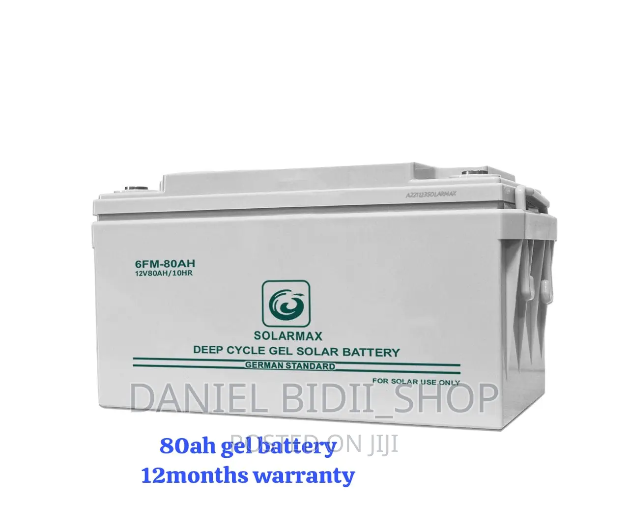 Solarmax 12v 80ah Deep Cycle Solar Battery