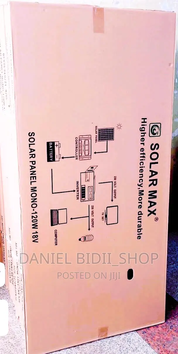 Solarmax 120w Monocrystalline All Weather Solar Panel