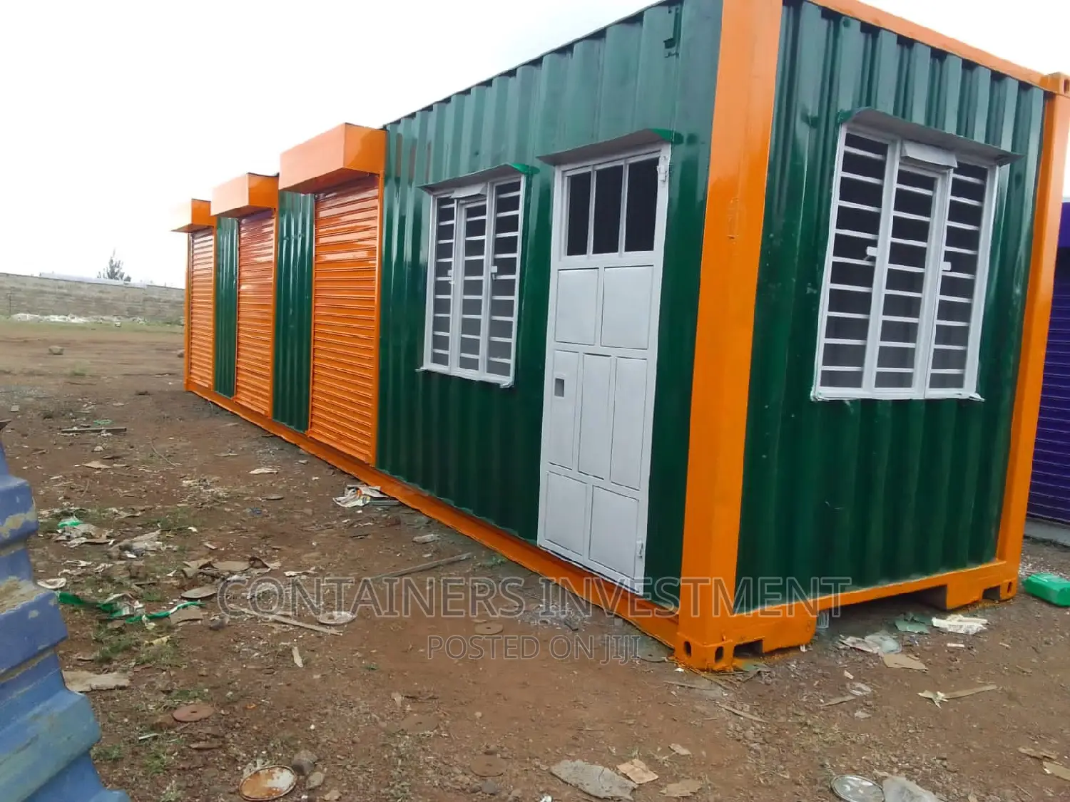 Container Stall With Store- Empty Containers Also Available
