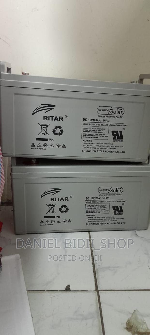 Ritar 12v 100ah Gel Deep Cycle Battery - main view