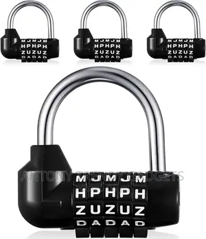 Generic 2xzinc Alloy 5 Dial Letters Combination Padlock Code