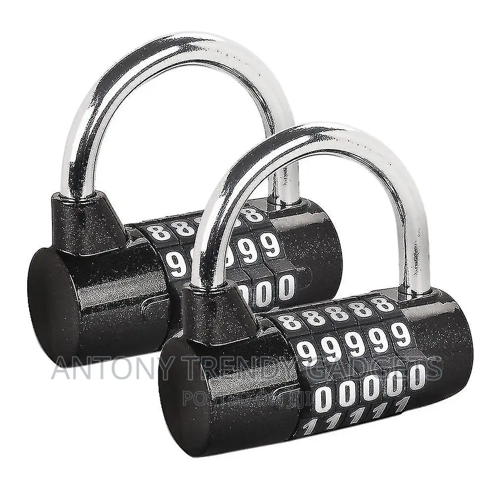 5 Dial Letters Combination Padlock Code Password