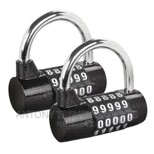 5 Dial Letters Combination Padlock Code Password