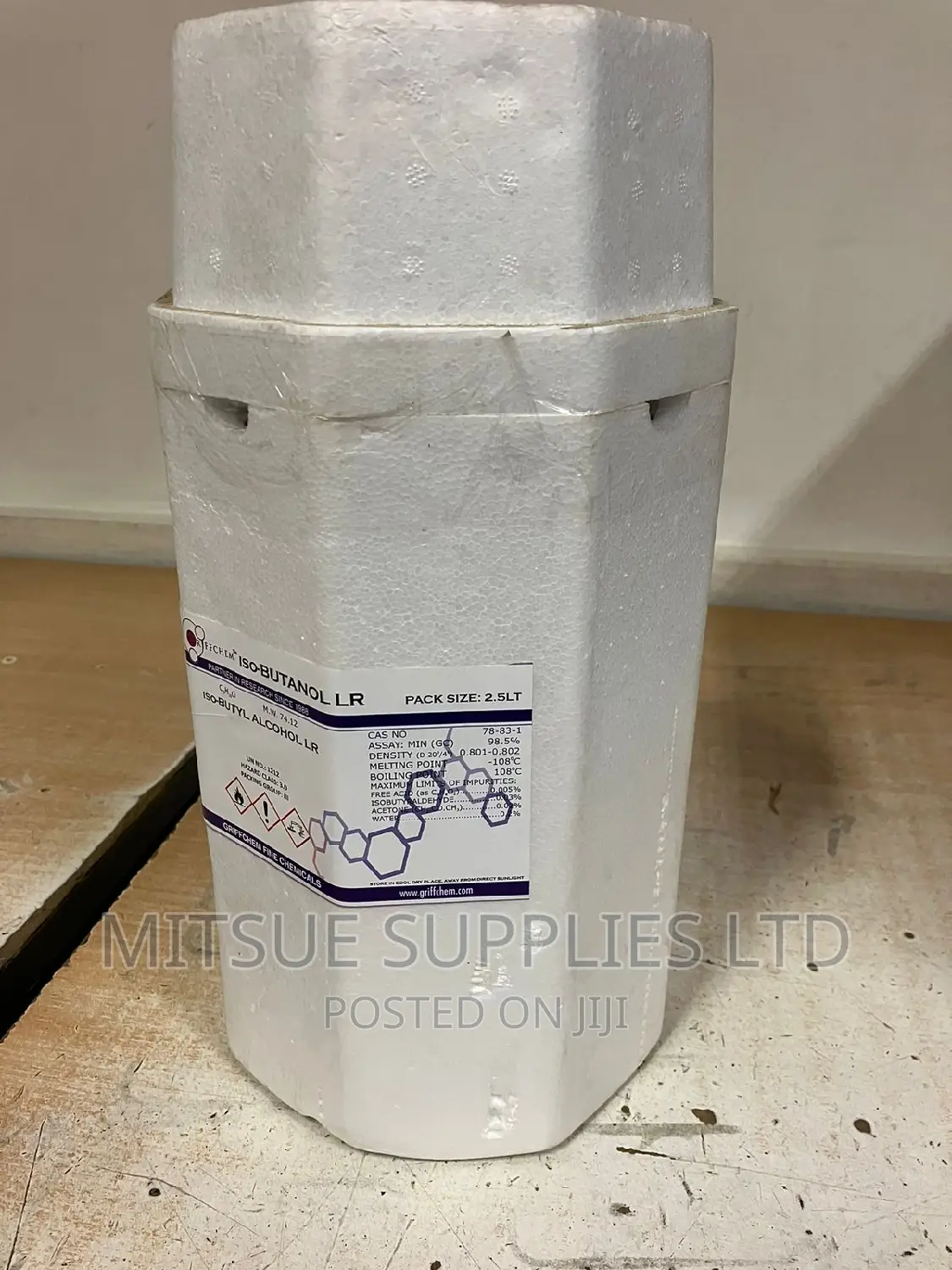 Iso-Butyl Alcohol ( 2- Met-1-Ol) 2.5L
