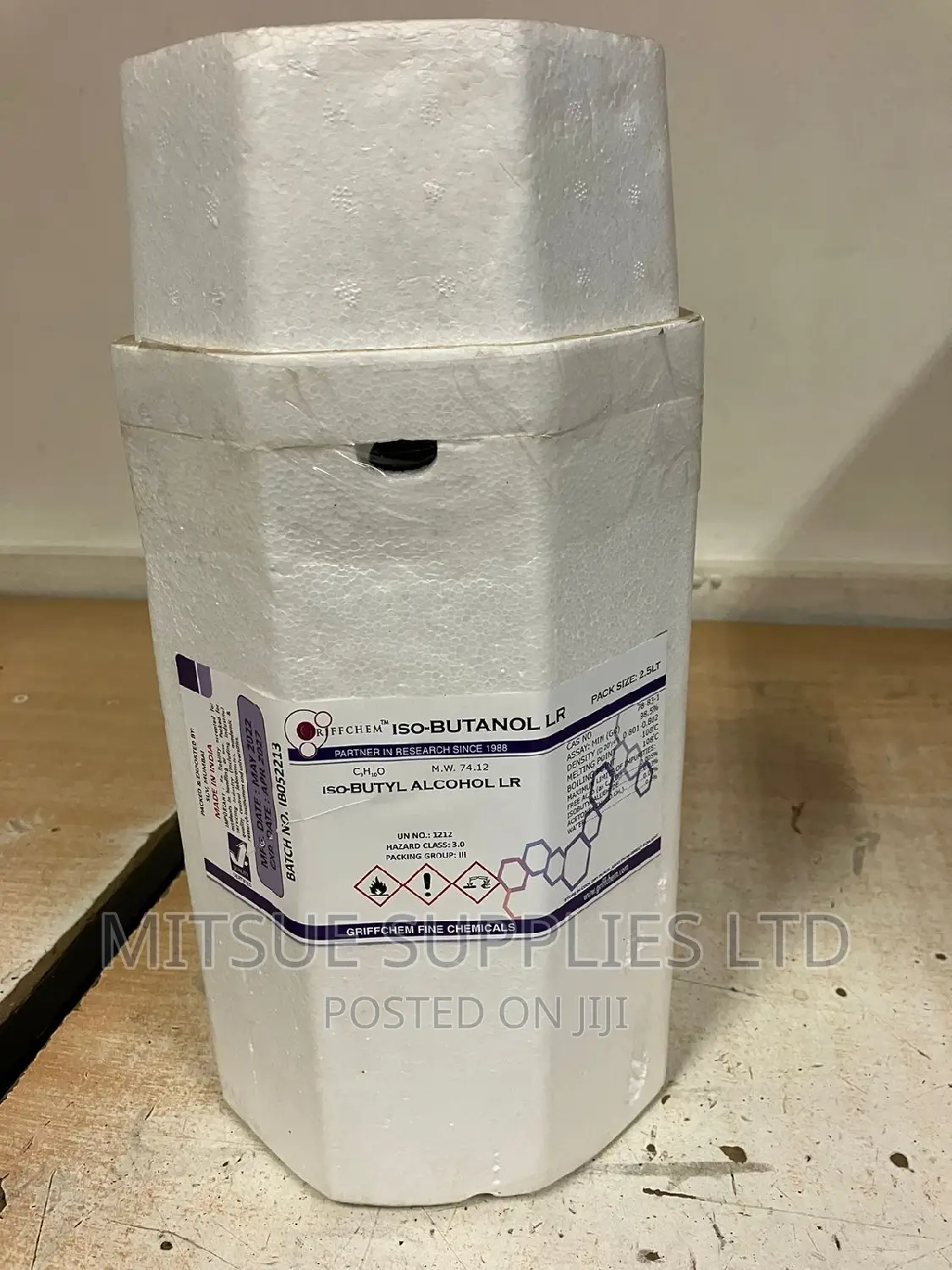 Iso-Butyl Alcohol ( 2- Met-1-Ol) 2.5L