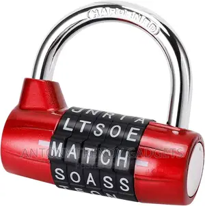 Generic 2xzinc Alloy 5 Dial Letters Combination Padlock Code