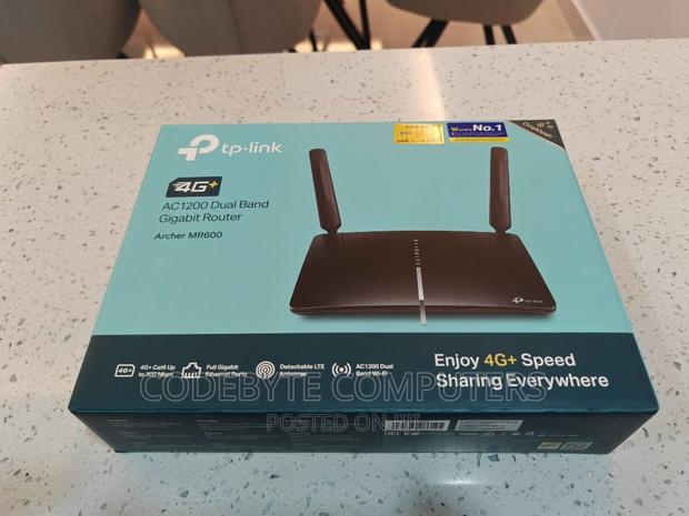 Tp-Link 4G+ Cat6 AC1200 Wireless Dual Band Gigabit Router -