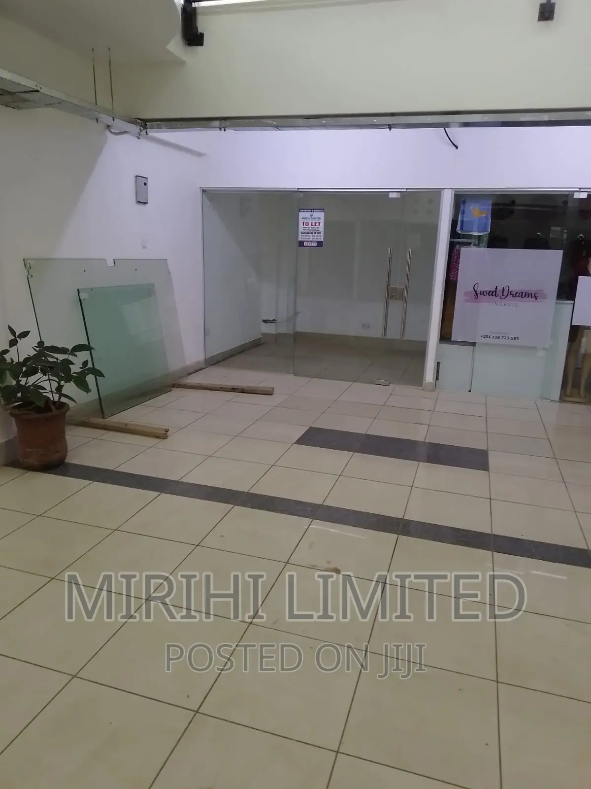 To Let Shops/Stalls