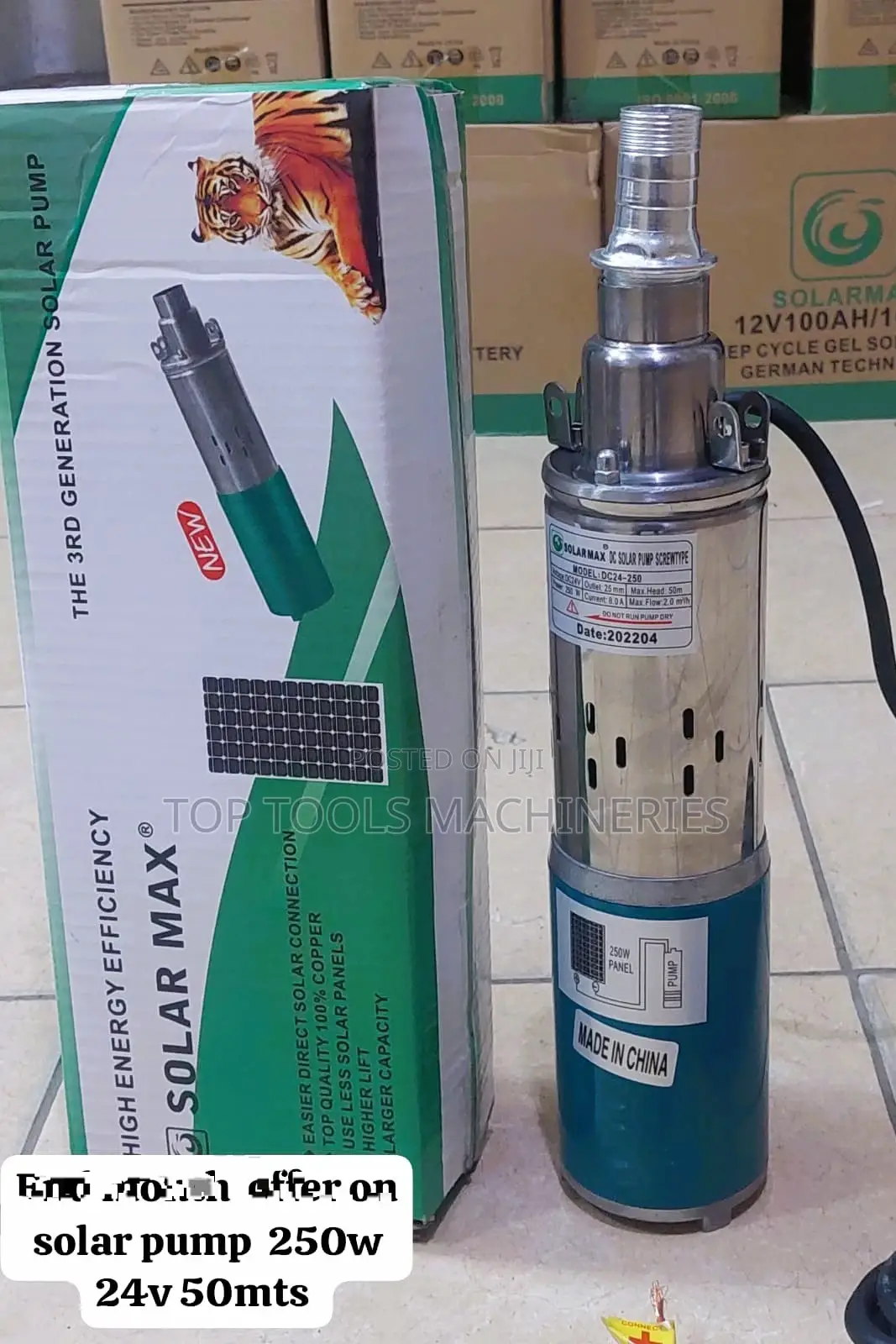 Solarmax Submersible Solar Pump 50m 250w