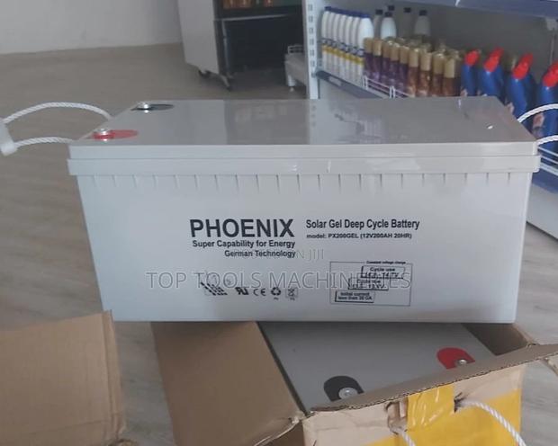 Phoenix Solar Gel Deep Cycle Battery 200ah 12v - main view