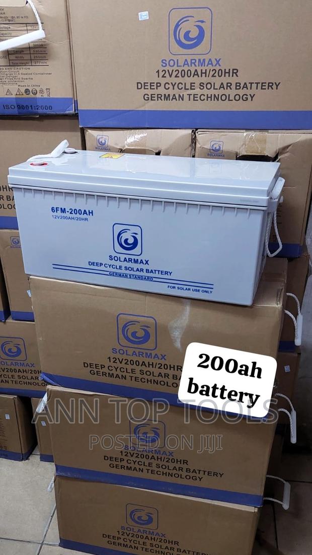 Solarmax Deep Cycle Solar Battery 200ah 12v - main view