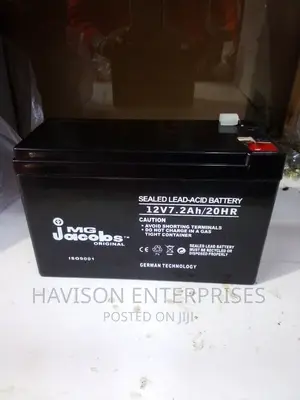 12v7.2ah Jacobs Battery