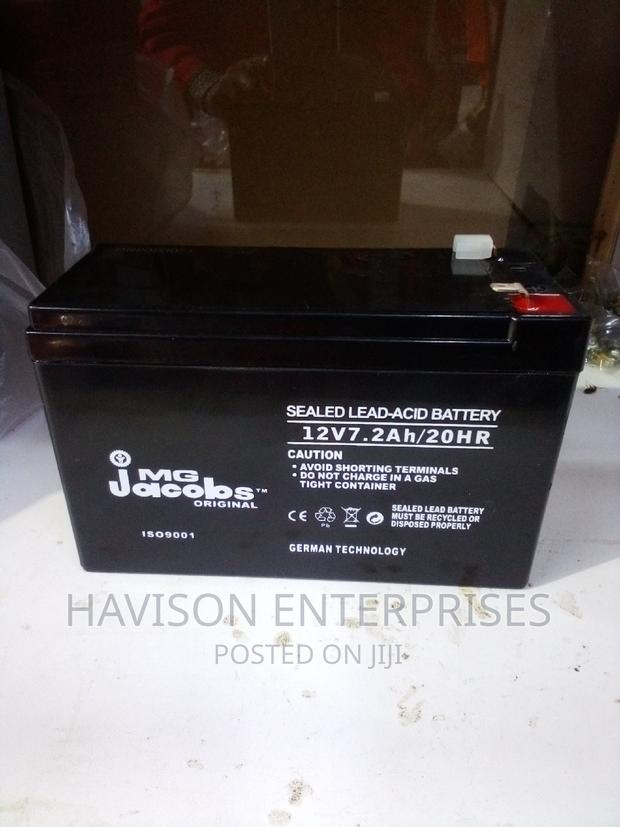 12v7.2ah Jacobs Battery - main view