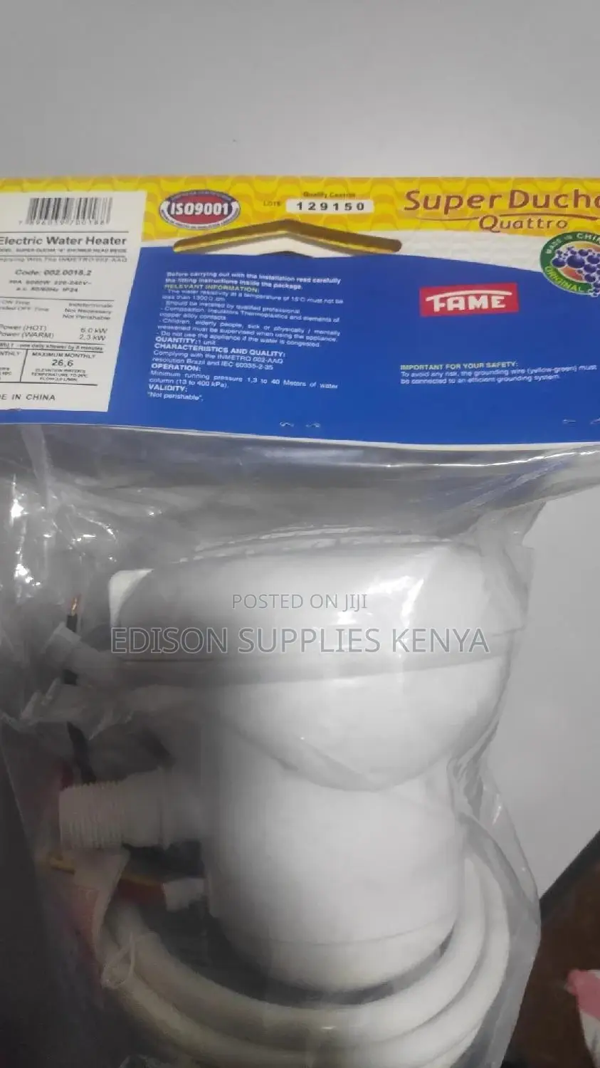 Fame 4T Super Ducha Quattro Instant Shower Water Heater