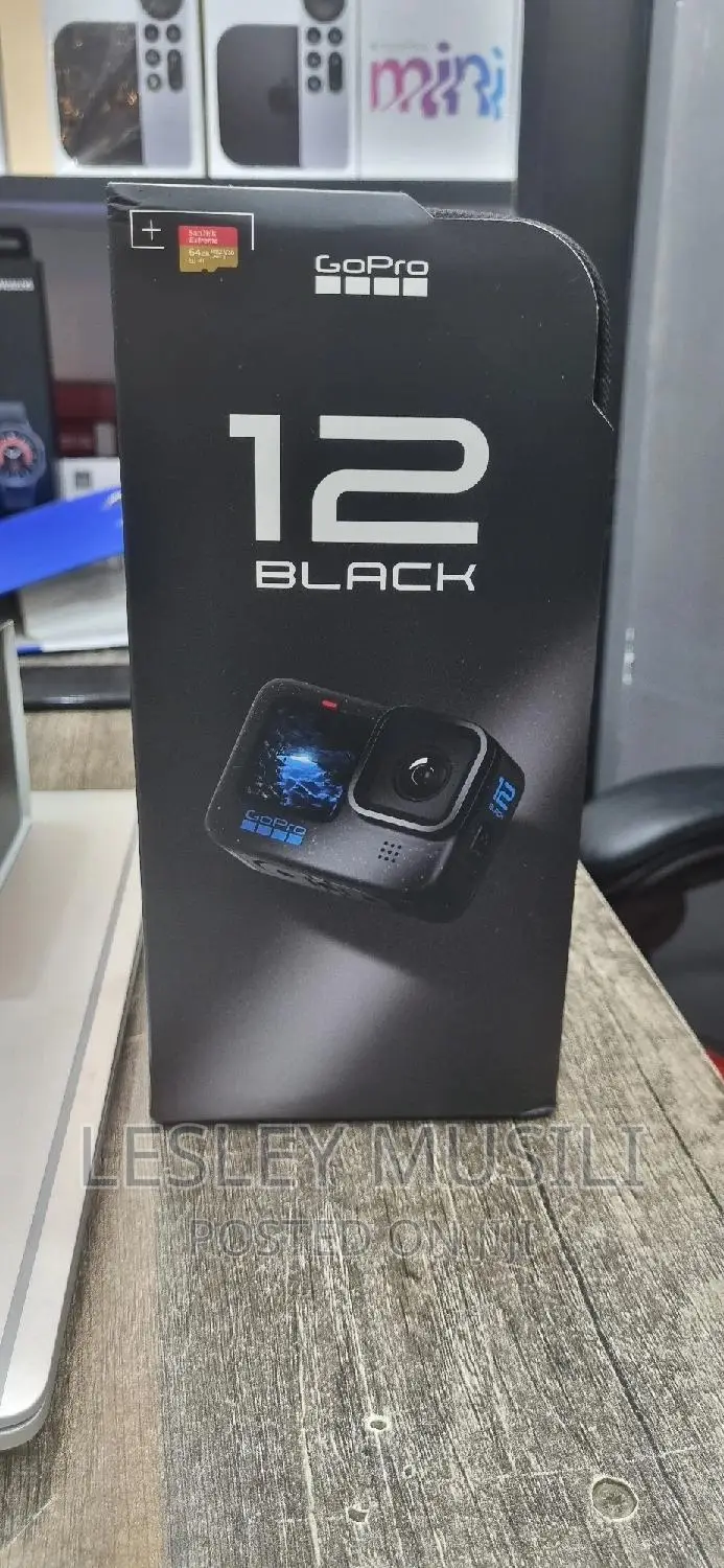Gopro HERO12 Black - Waterproof Action Camera / 64gb Memcard