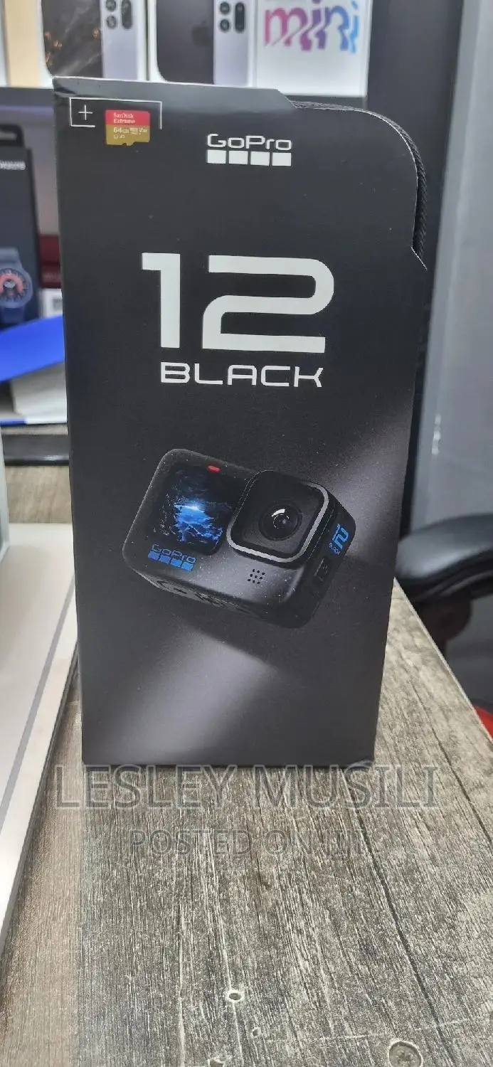 Gopro HERO12 Black - Waterproof Action Camera / 64gb Memcard
