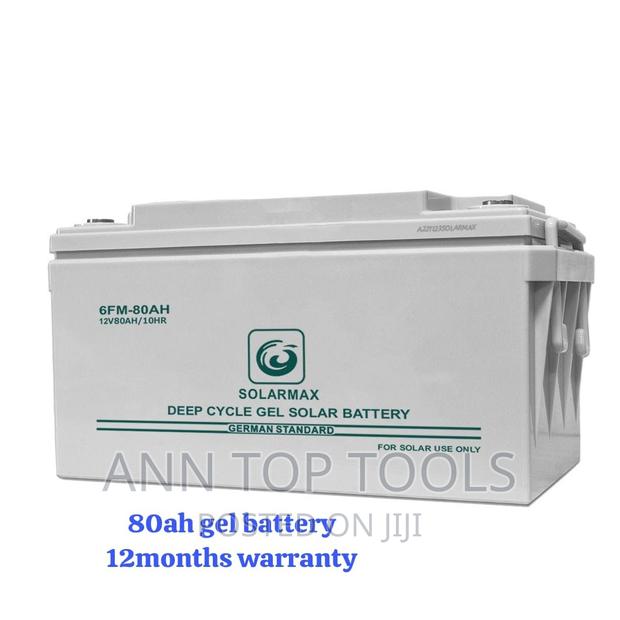 Solarmax Deep Cycle Solar Battery 80ah 12v