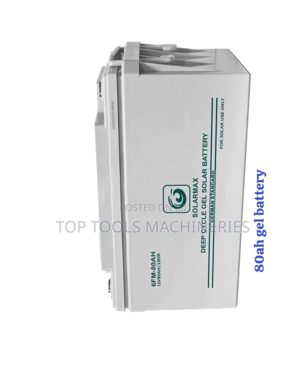 Solarmax Deep Cycle Solar Battery 80ah 12v