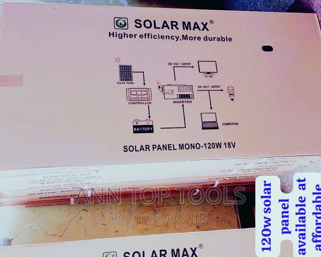 Solarmax Monocrystalline All Weather Panels 120w