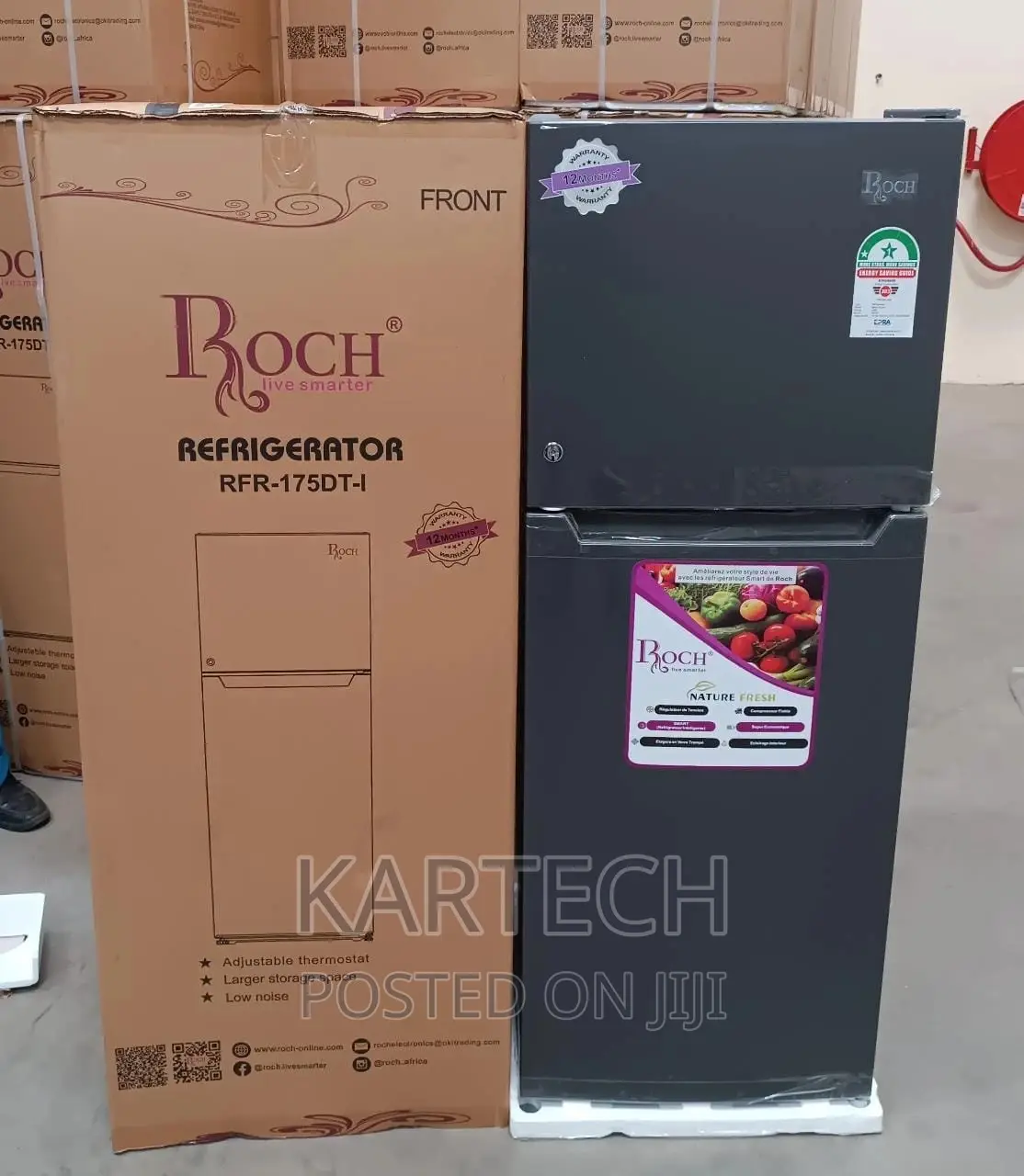 138 Litres Roch 175 Dt I Double Door Refrigerator