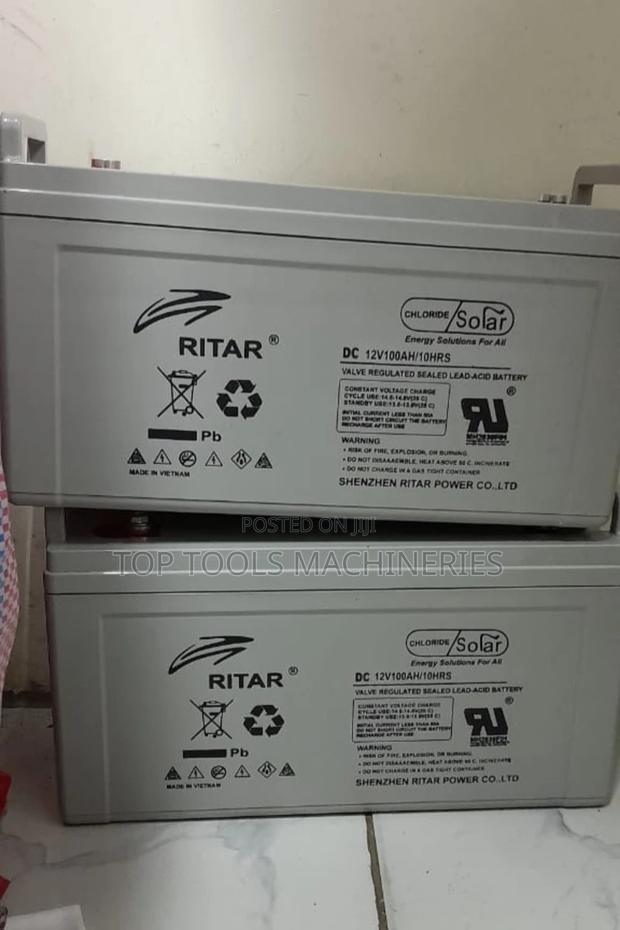 Ritar 100ah 12v Gel Deep Cycle Battery - main view